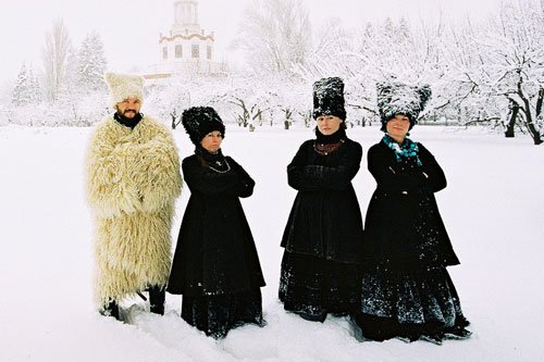 Promofoto von Concierto de DakhaBrakha en Stuttgart.