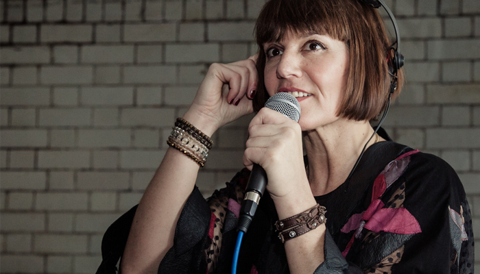 Promotional photograph of Danielle Moore (Crazy P).