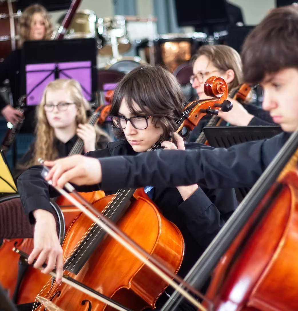Fotografía promocional de Dark Peak Youth String Ensemble