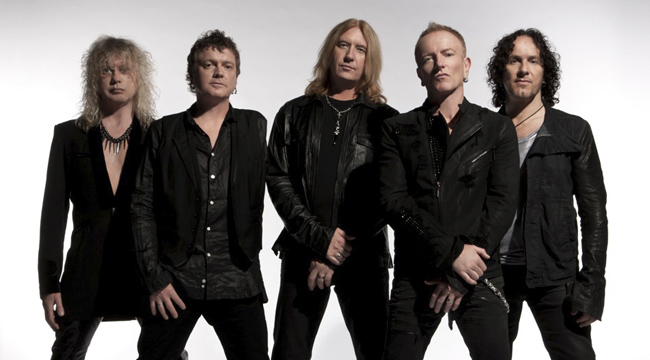 Fotografía promocional de Concierto de Def Leppard en París