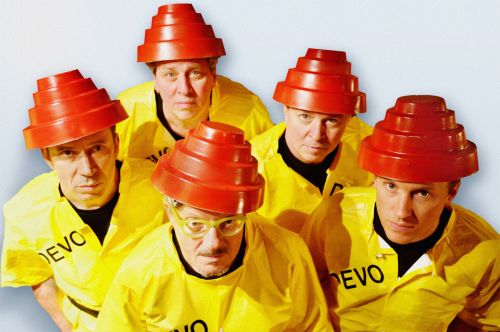 Fotografía promocional de Devo