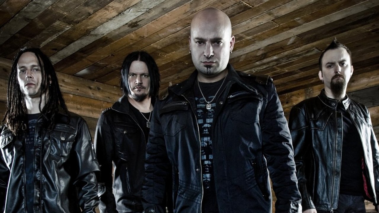 Fotografía promocional de Disturbed