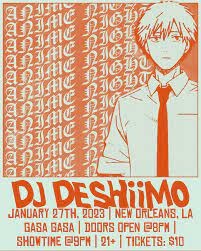 Fotografia promocional de DJ Deshiimo.