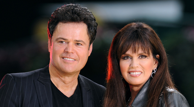 Promofoto von Donny & Marie Osmond.