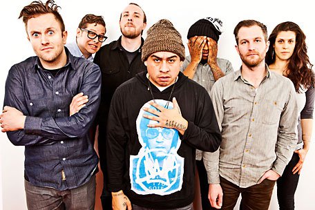 Promotional photograph of Doomtree.