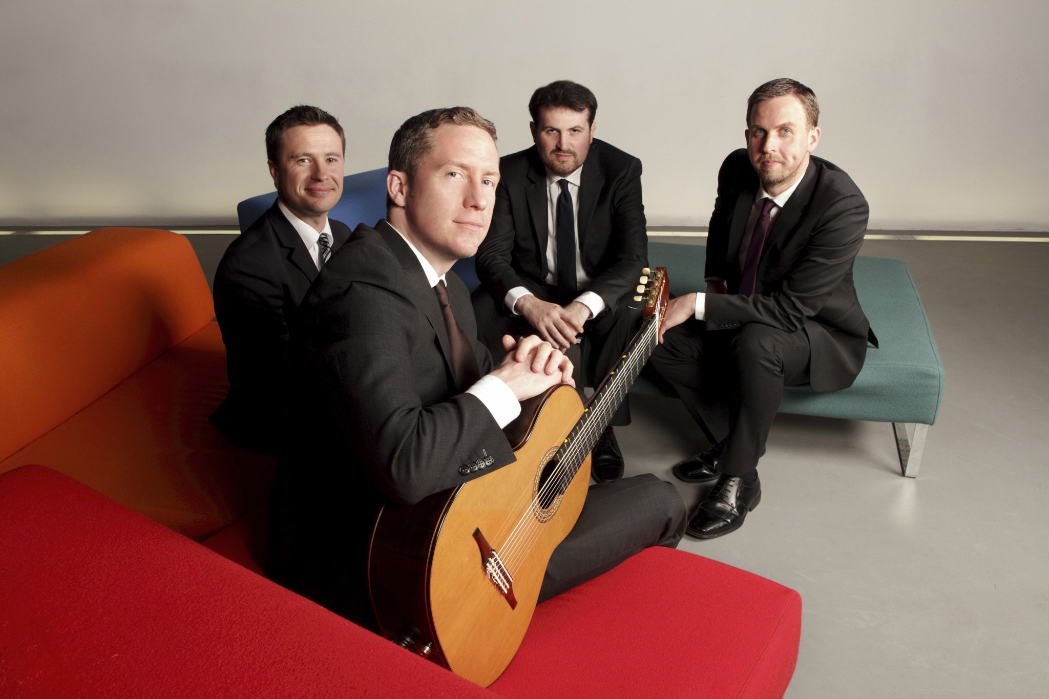Fotografia promocional de Dublin Guitar Quartet.