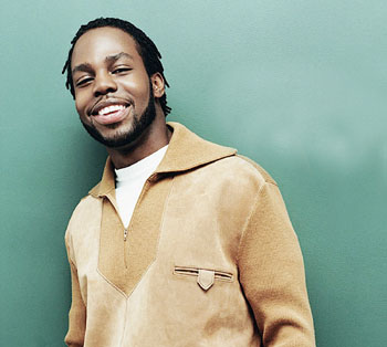 Promotional photograph of Dwele.