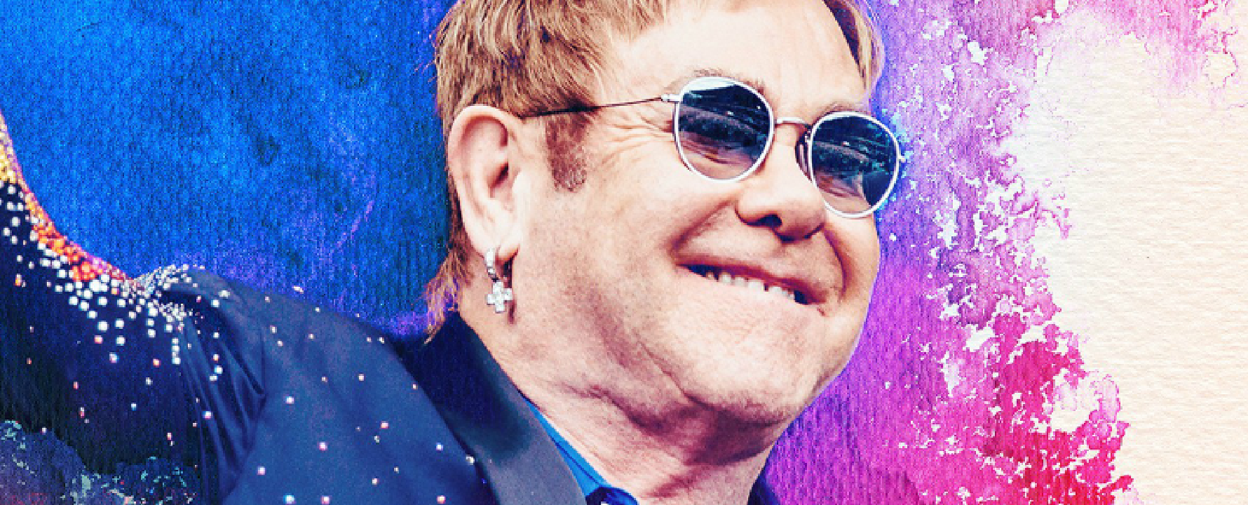 Fotografia promocional de Elton John.