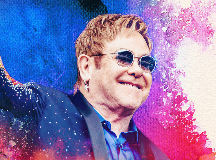 Fotografía promocional de Elton John