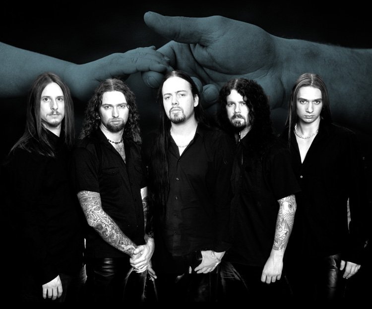 Promotional photograph of Evergrey.