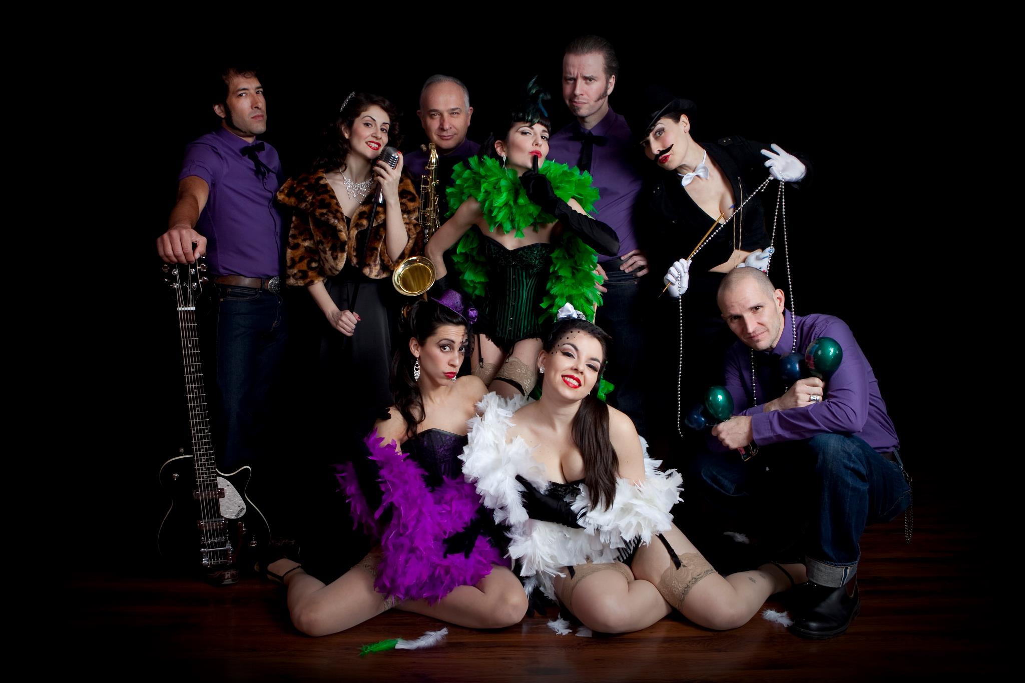 Fotografía promocional de Evil, evil, Girrrls and The Malvados