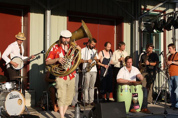 Fotografia promocional de Express Brass Band.