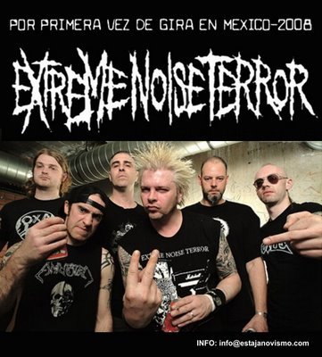 Promotional photograph of Extreme Noise Terror.