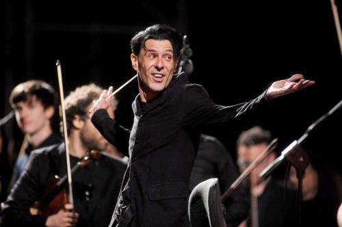 Promotional photograph of Ezio Bosso.