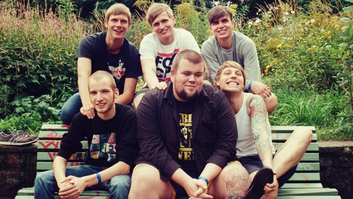 Promofoto von Concierto de Feine Sahne Fischfilet en Hannover.
