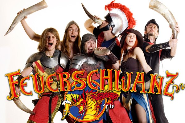 Promotional photograph of Feuerschwanz.