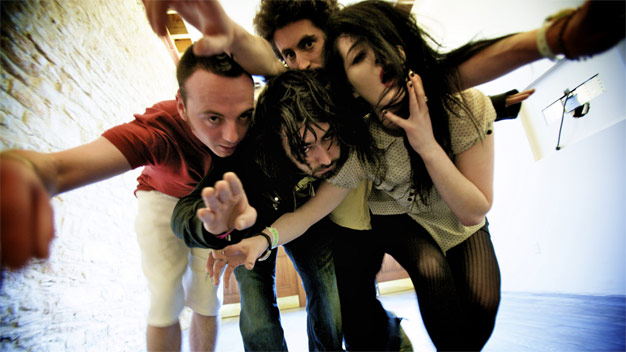 Promotional photograph of Fight Like Apes.
