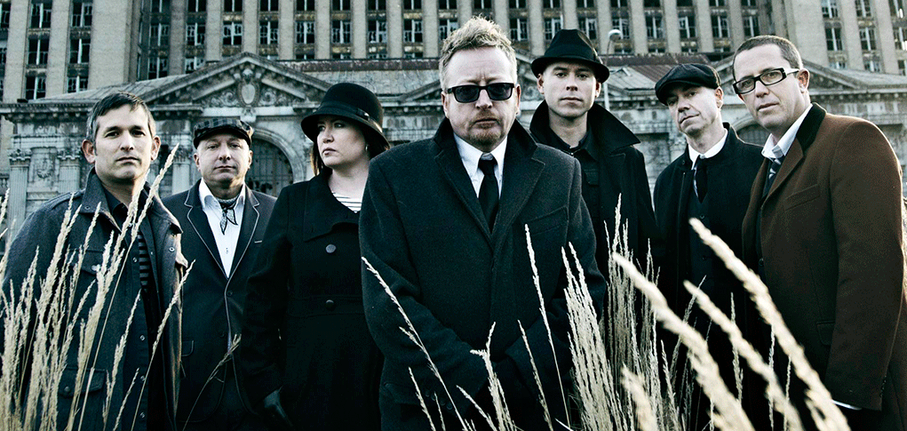 Promotional photograph of Flogging Molly.