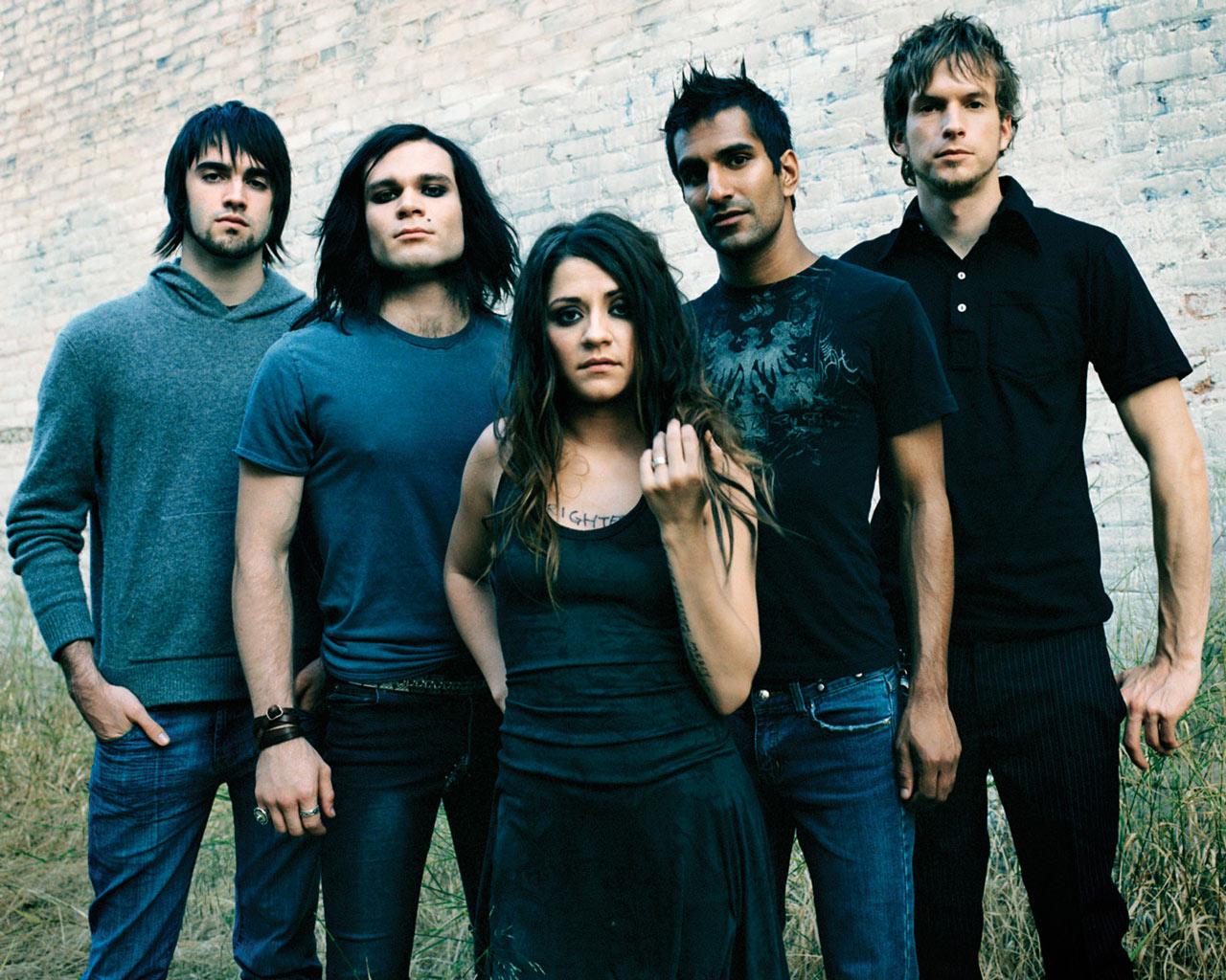 Fotografía promocional de Flyleaf