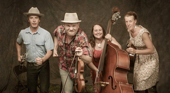 Promotional photograph of Foghorn Stringband.
