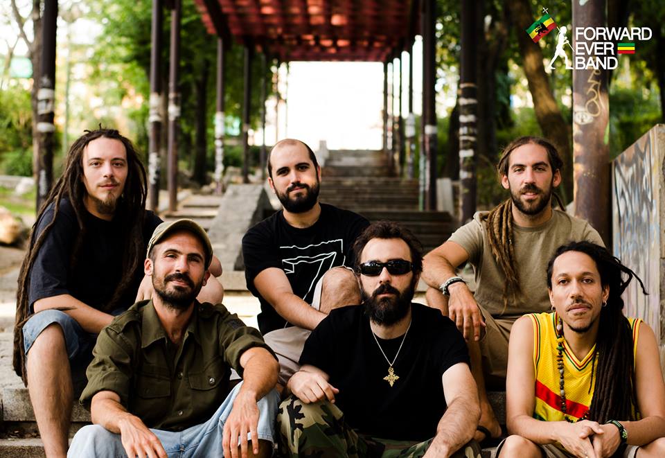 Promotional photograph of Forward Ever Band.