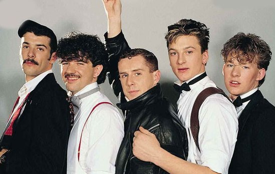 Promofoto von Frankie Goes to Hollywood.