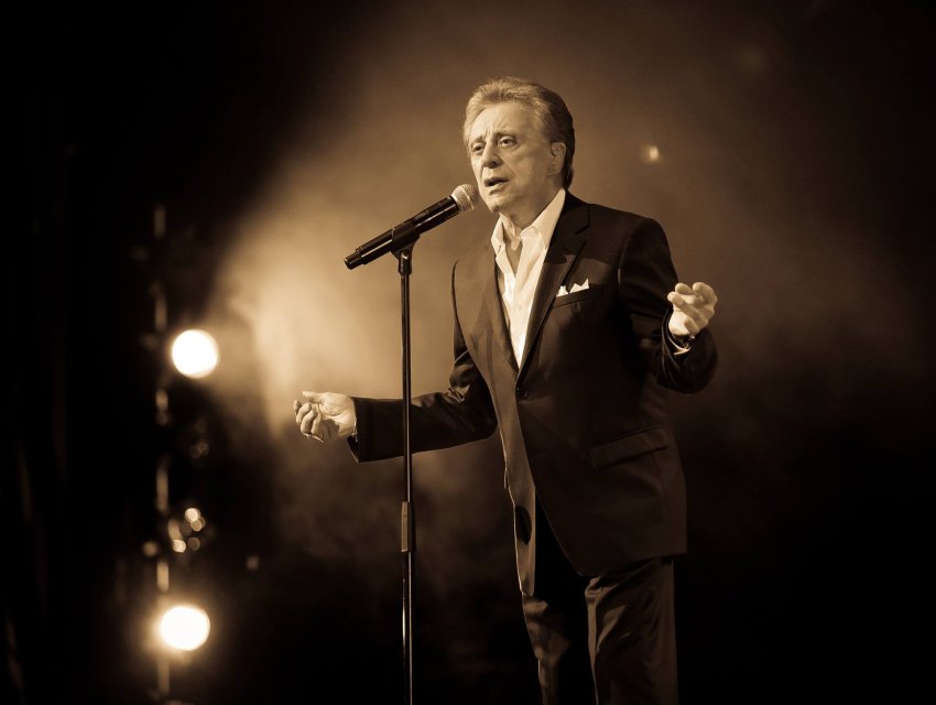 Promotional photograph of Frankie Valli.