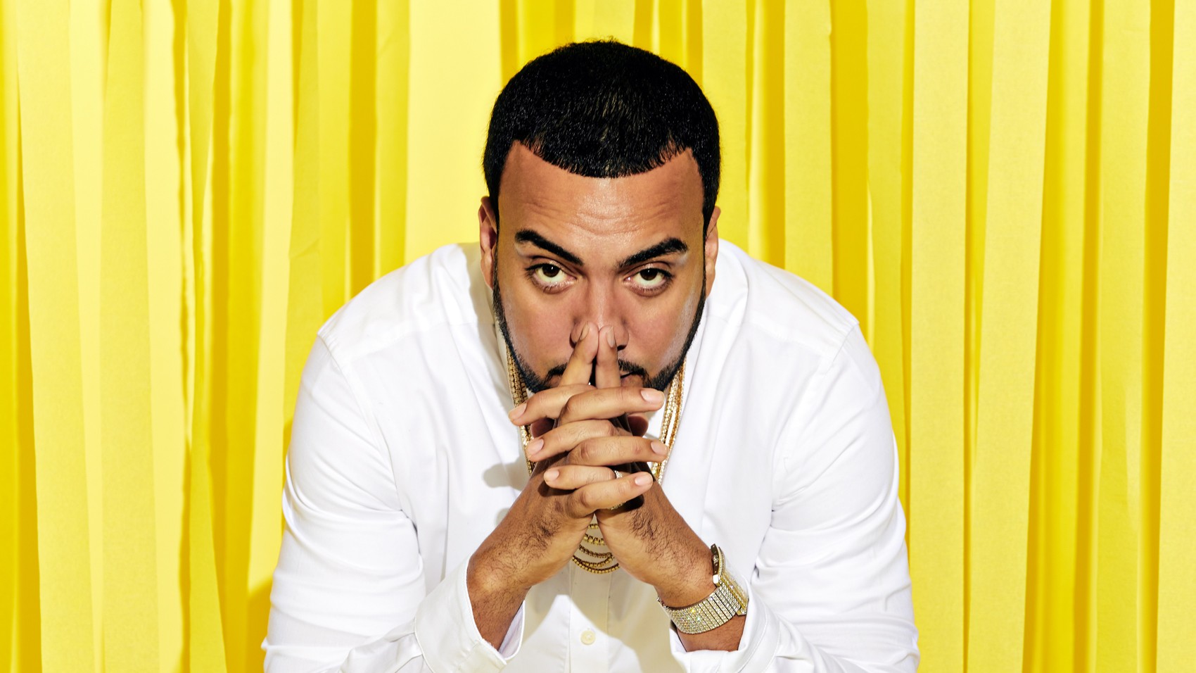 Promotional photograph of French Montana.