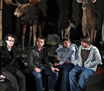 Promotional photograph of Frightened Rabbit.