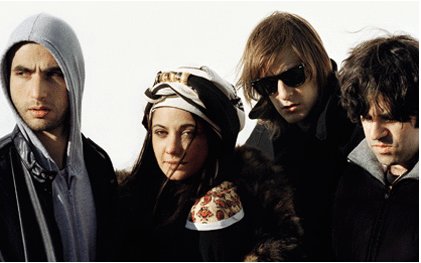 Promotional photograph of Gang Gang Dance.