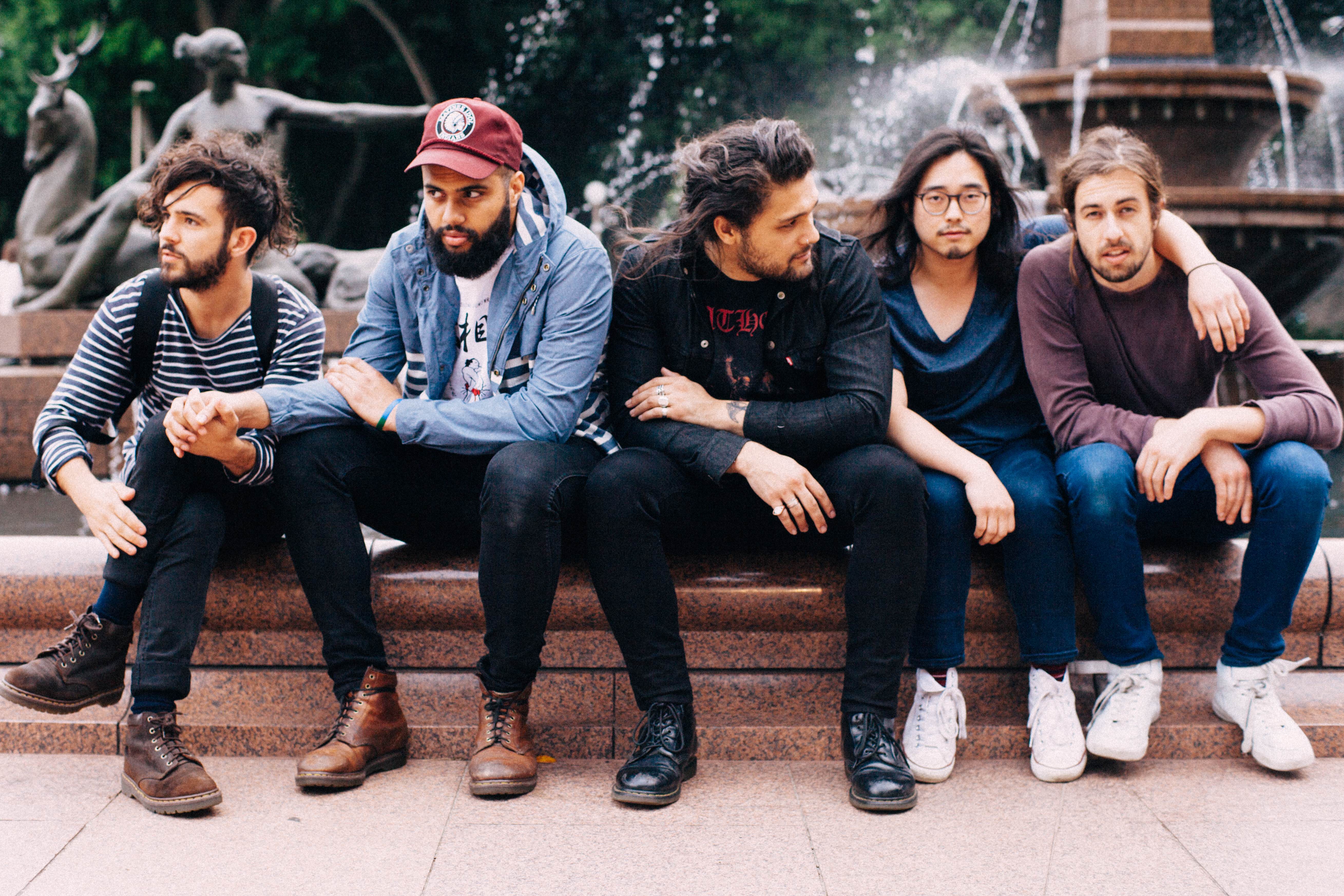 Promotional photograph of Gang of Youths.
