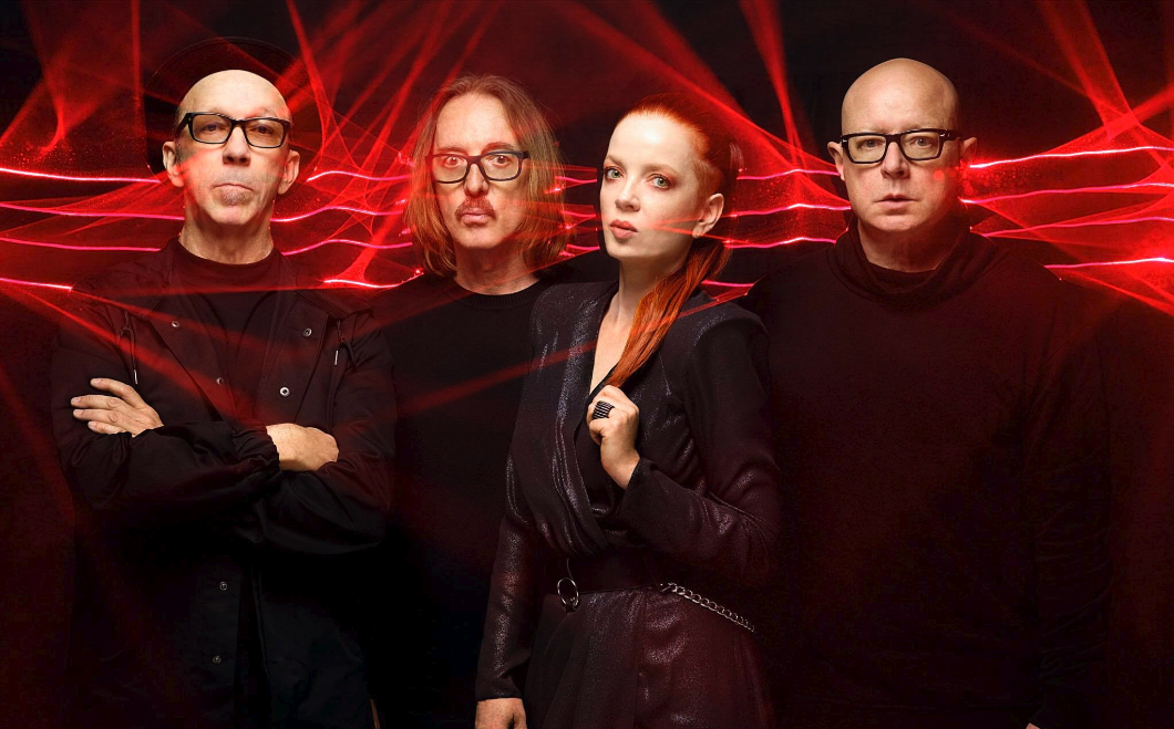 Promotional photograph of Garbage.