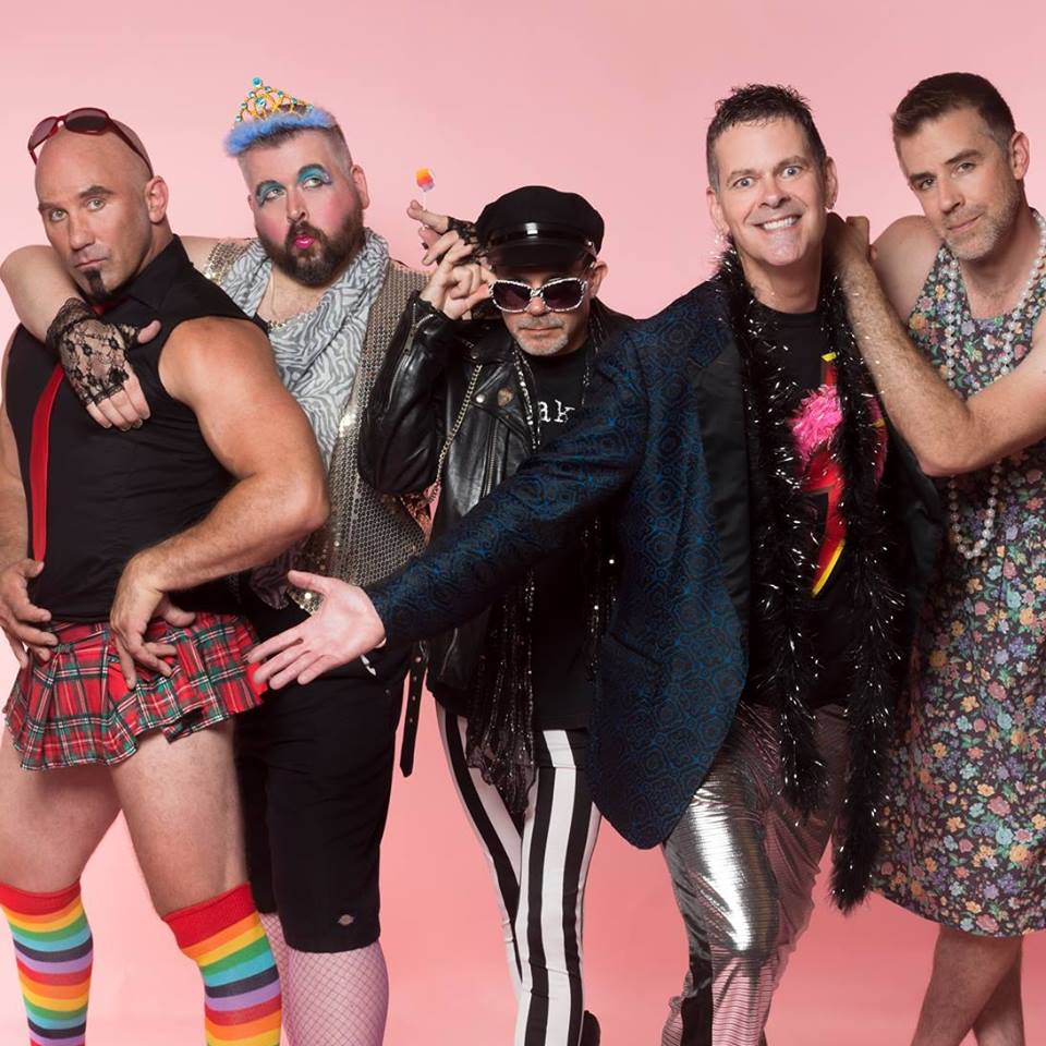 Fotografía promocional de Concierto de GayC/DC en Seattle