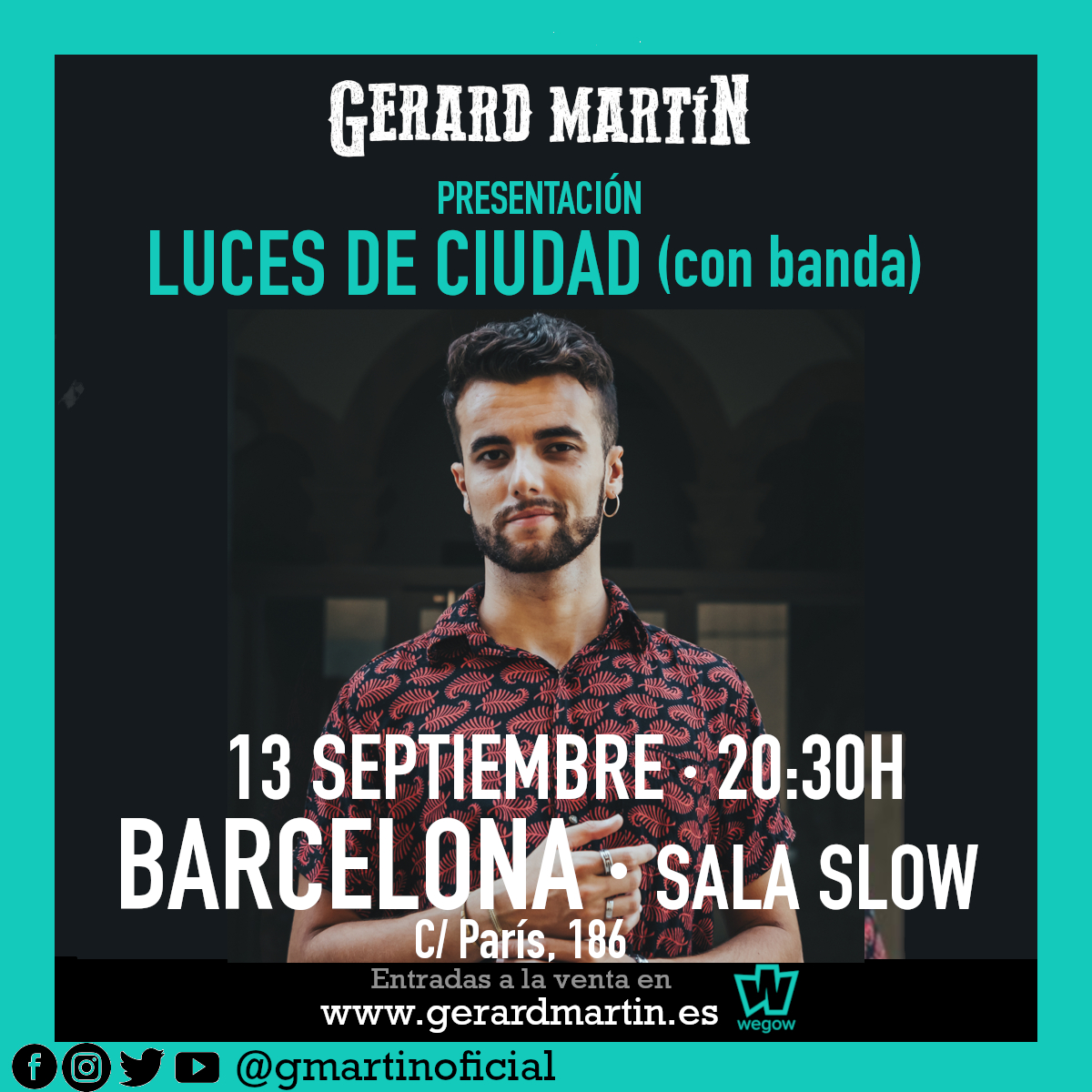 Fotografía promocional de Gerard Martín