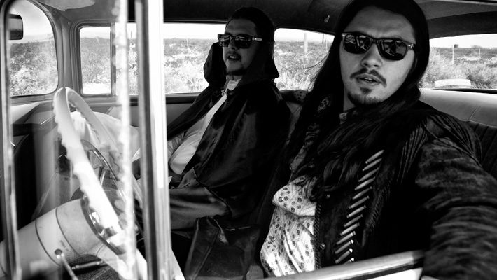 Promofoto von Ghostland Observatory.