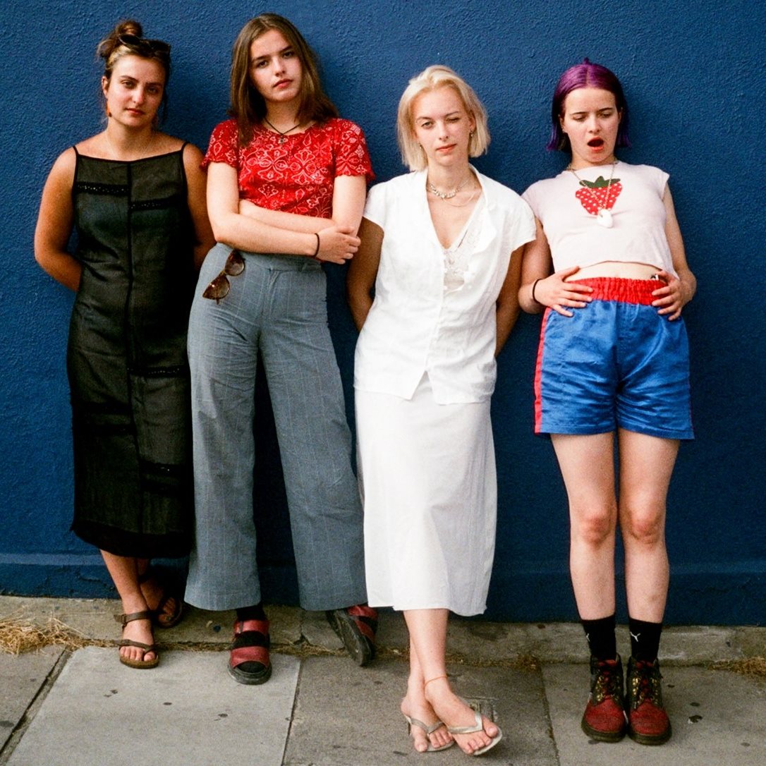 Promotional photograph of Concierto de Goat Girl en Toronto.