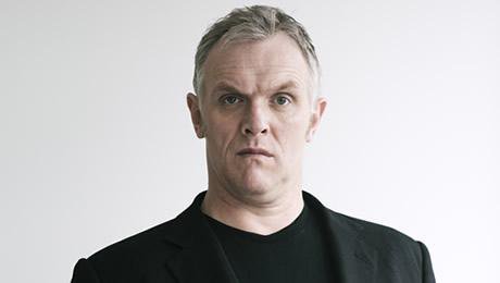 Promotional photograph of Greg Davies.