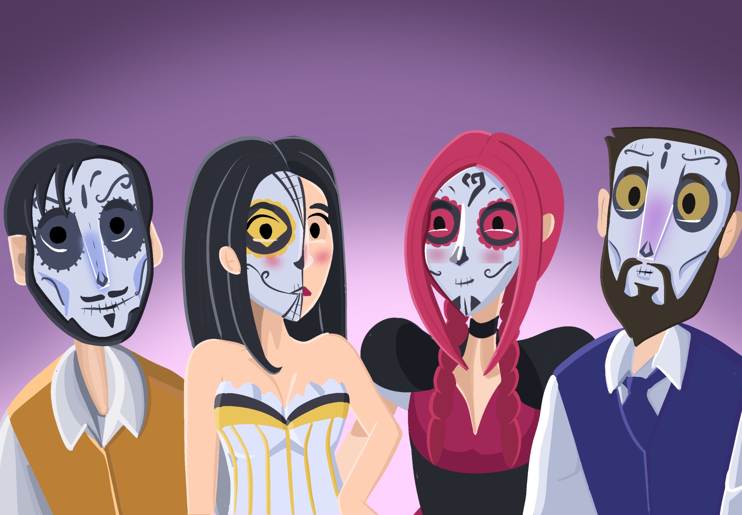 Fotografía promocional de Grim Paradise