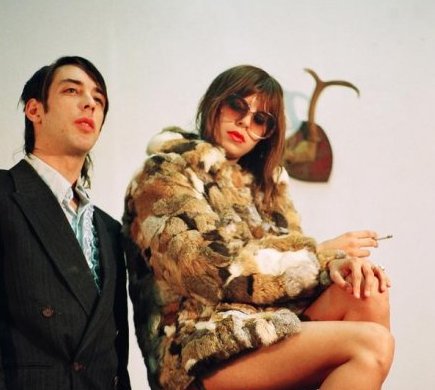 Promotional photograph of Handsome Furs.