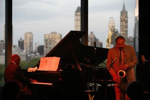 Fotografia promocional de Hank Jones & Joe Lovano.