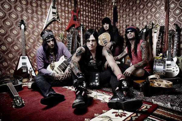 Promotional photograph of Hardcore Superstar.