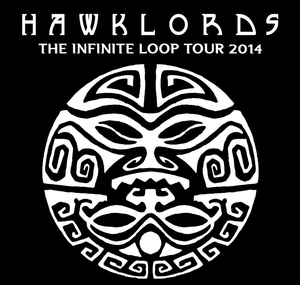 Promotional photograph of Hawklords.