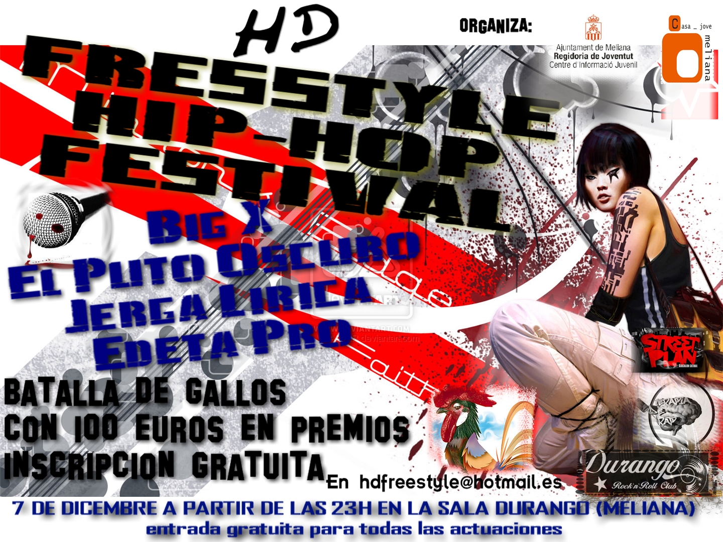 Fotografía promocional de HD Freestyle hip-hop festival