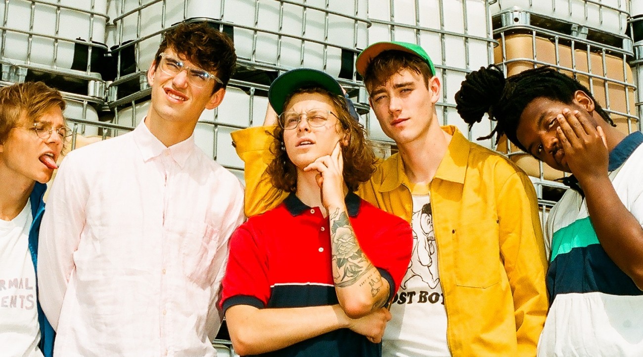 Fotografía promocional de Hippo Campus
