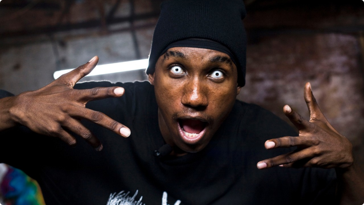 Promotional photograph of Hopsin.