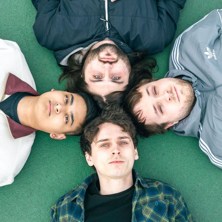 Promotional photograph of Concierto de Hot Mulligan en San Francisco.