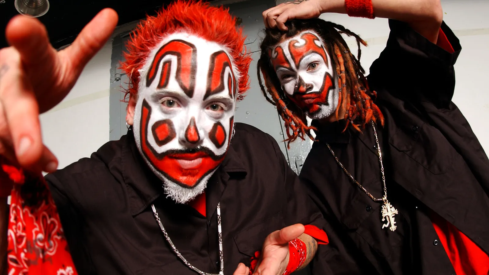 Fotografia promocional de Insane Clown Posse.