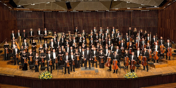 Promotional photograph of Israel Philharmonic Orchestra.