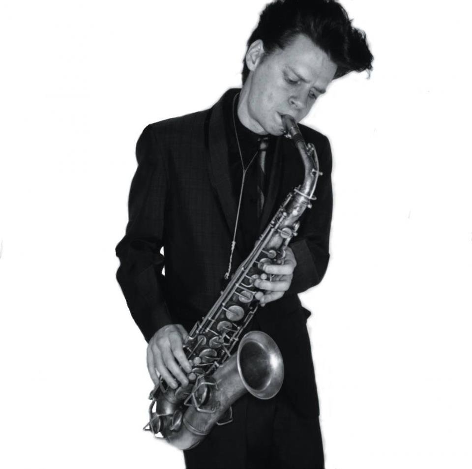 Promotional photograph of James Chance.