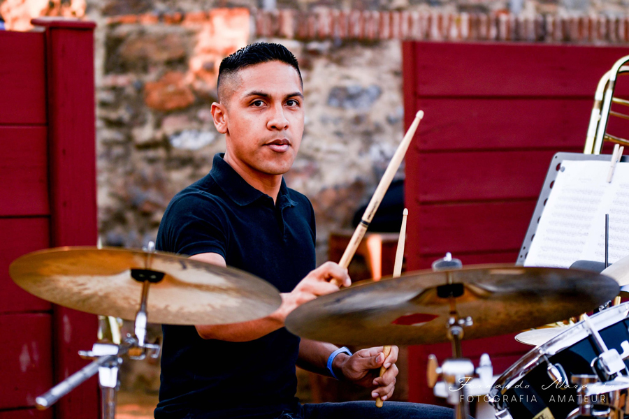 Fotografía promocional de Johan Posligua Quinteto